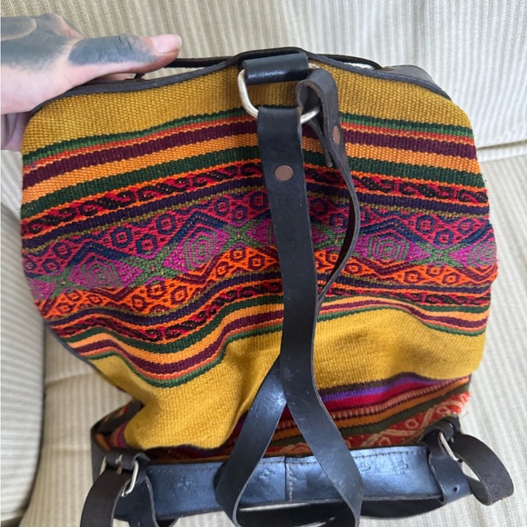 Leather backpack - Picture 5 of 5